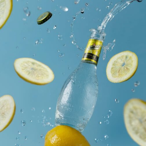 Lemon water wellness brand social media advertising campaign